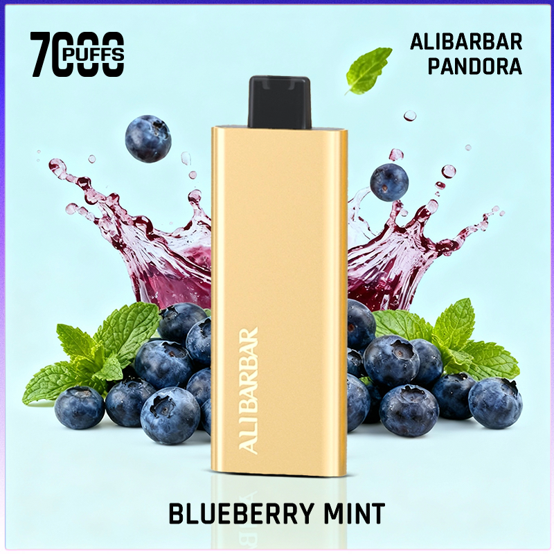 Alibarbar Pandora Blueberry Mint 7000 Puffs