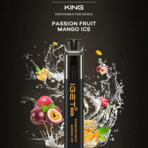 IGET King Vape – Passion Fruit Mango Ice (2600 Puffs)