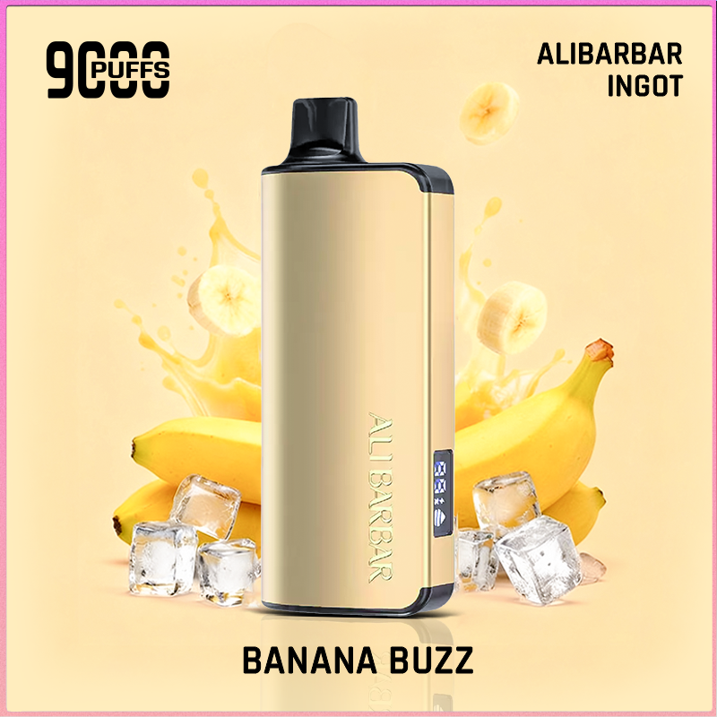 Alibarbar Ingot Banana Buzz 9000 Puffs