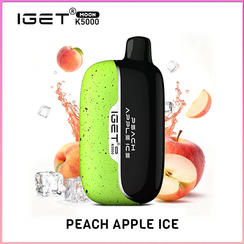 IGET MOON Peach Apple 5000 Puffs