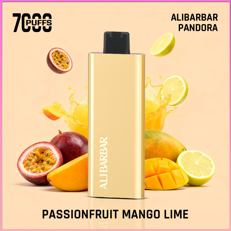 Alibarbar Pandora Passionfruit Mango Lime 7000 Puffs