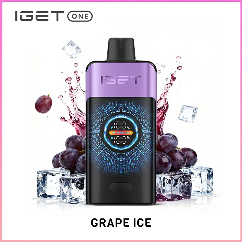 IGET One Grape Ice 12000 Puffs