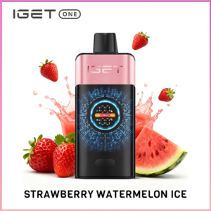 IGET One Strawberry Watermelon Ice 12000 puffs - Strawberry Watermelon Ice - Strawberry Watermelon Ice