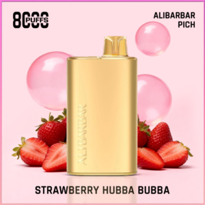 Alibarbar Rich Strawberry Hubba Bubba 8000 Puffs