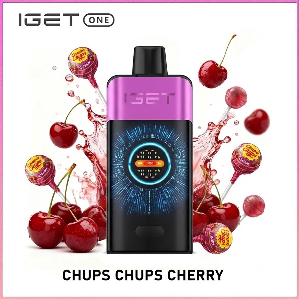 IGET One Chupa Chups Cherry 12000 Puffs